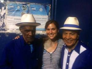 With Waldir 59 and Monarco, Velha Guarda da Portela, July 2013