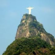 View of Corcovado similar to the view from Tom Jobim's window in Ipanema in 1960.