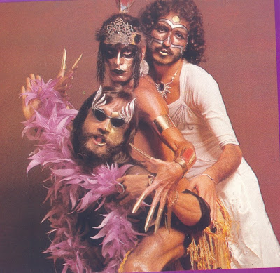 Secos e Molhados, with Ney Mattogrosso in the middle.