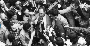Pernambucan leftist leader Miguel Arraes returns to Brazil on 15 September 1979 after 15 years in exile.