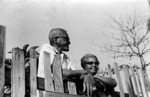 Cartola and his wife Zica in February 1975. Displeased with the direction samba had taken by the early 1960s, the couple opened their short-lived but famous restaurant Zicartola, which was largely responsible for giving new life to samba de morro in the 1960s.